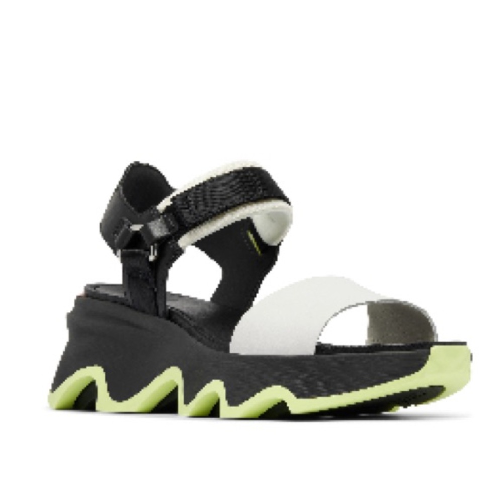 Sorel Black and White Sandals with Sleek Design